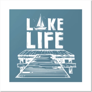 Lake Life on the Dock Posters and Art